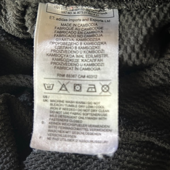 ADIDAS🥰 DZ5782 Athletic Pants Team Issue Dark Gray YTI015 Womens XS - Picture 11 of 13